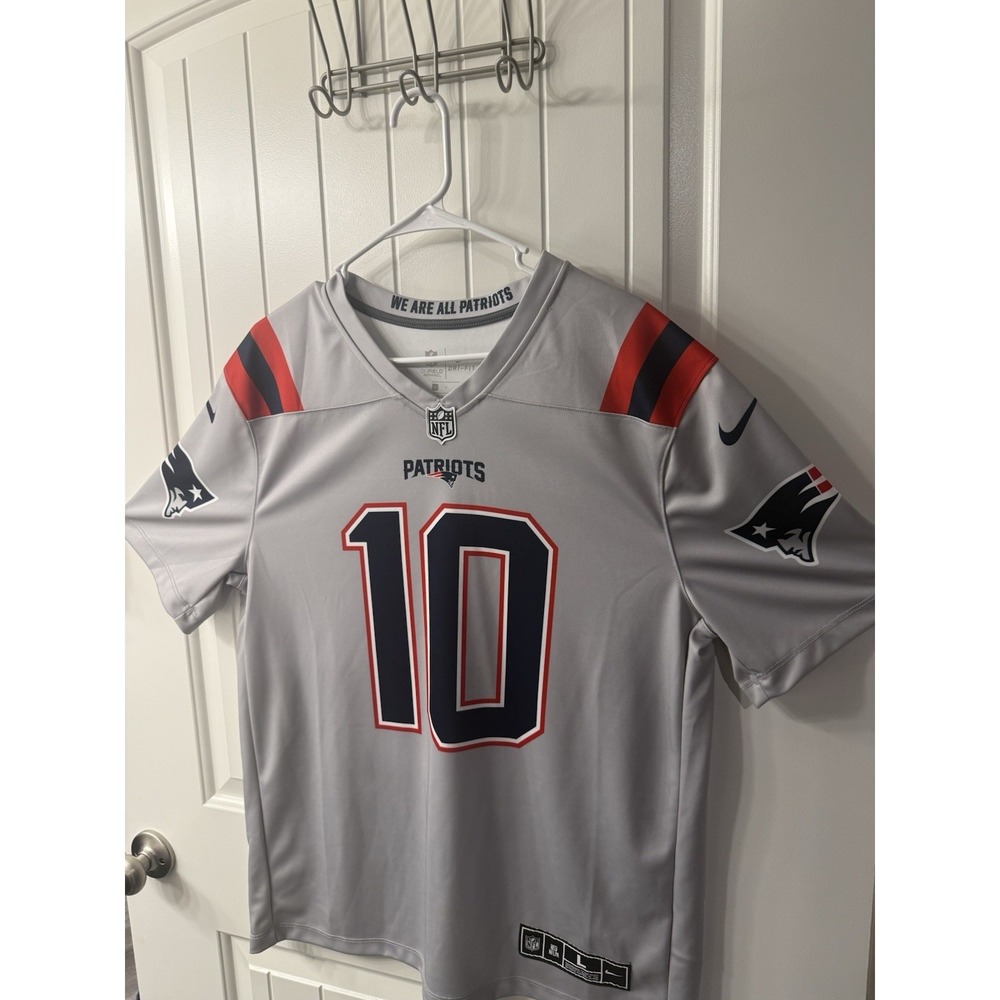 Patriots Number 10 "Jones" Nike On-Field Jersey Size L